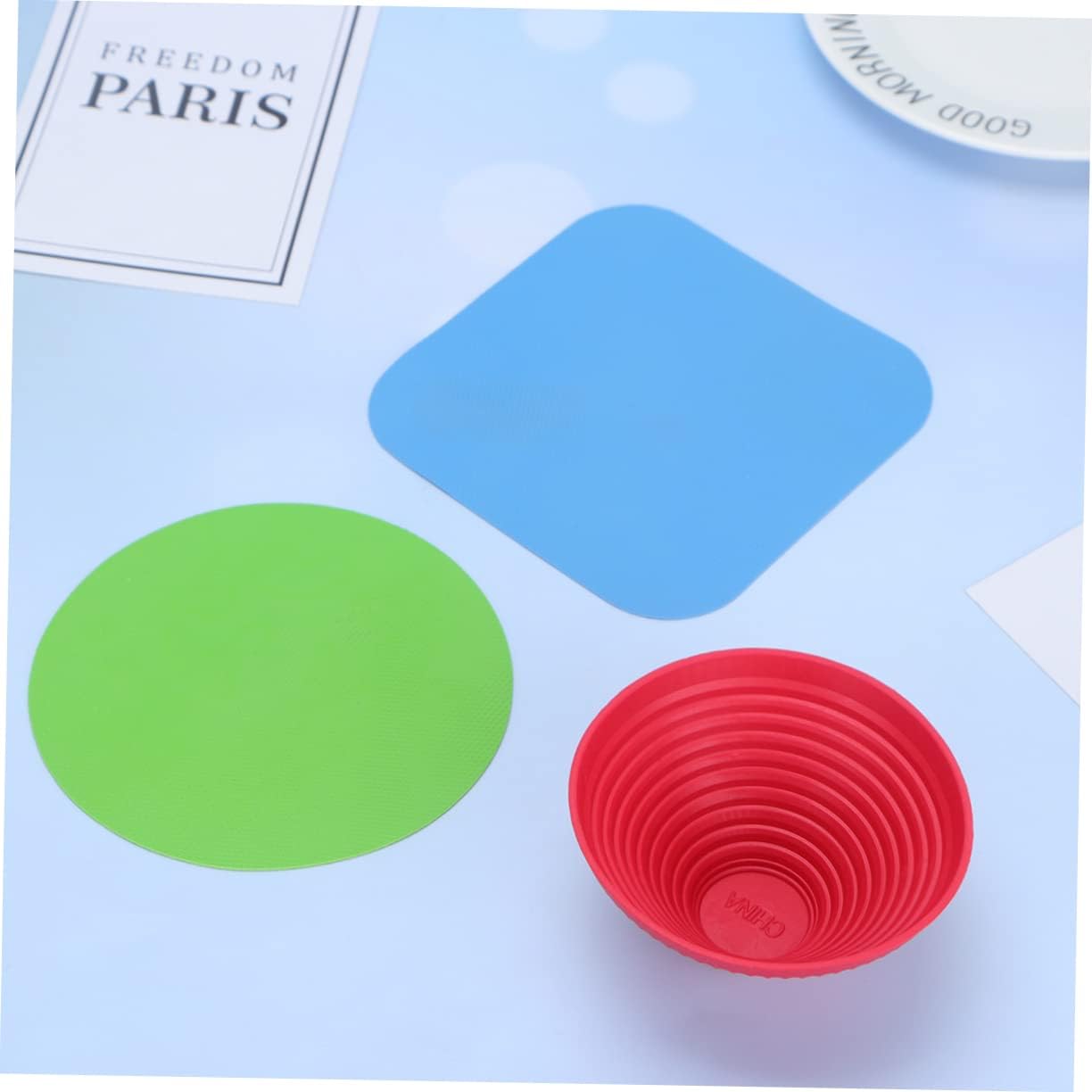 MAGICLULU 6 Sets Non-Slip Jar Opener with Keychain