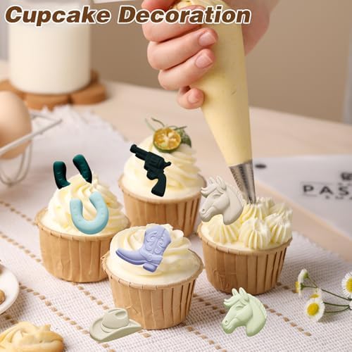 2Pcs Cowboy Chocolate Mold Double Blue