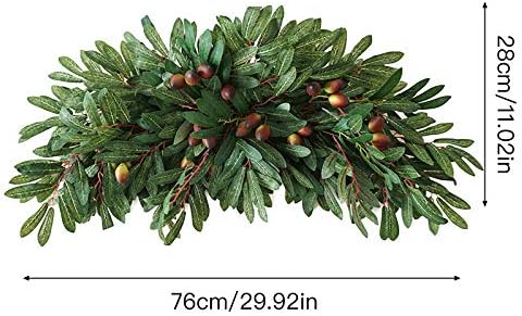 Belupai 30in Artificial Olive Leaves Swag