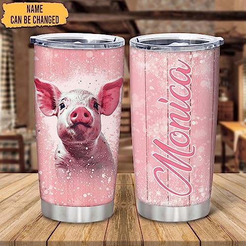 Hyturtle Custom Name Stainless Steel Tumbler 20oz With Lid