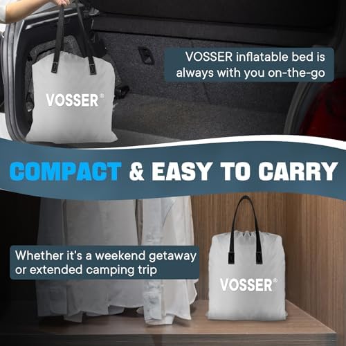 VOSSER Twin Air Mattress with Built in Pump