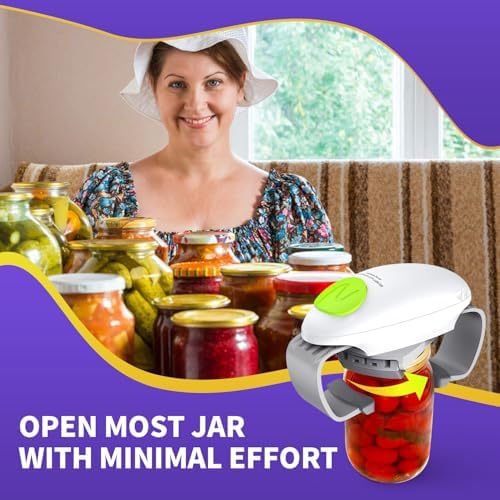Famzelko Automatic Jar Opener for Elderly and Weak Hands