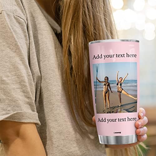 Personalized Photo Tumbler with Custom Images 20oz 30oz Insulated Stainless Steel