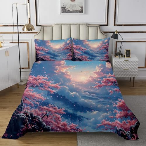 Erosebridal Japanese Anime Queen Quilt Set for Kids