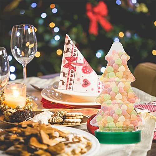 6Pcs Christmas Tree Candy Bottles for Holiday Treats