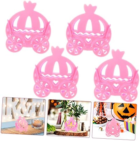 4pcs Hollow Pumpkin Carriage Candy Box for Weddings Events