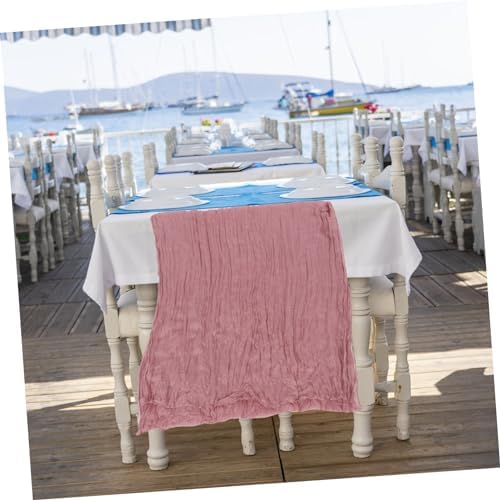 Bohemian Gauze Table Runner Dusty Elegant Wedding Decoration