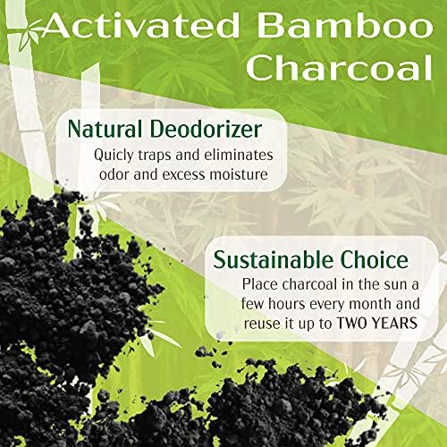 BambooMN Moso Bamboo Charcoal Air Purifier 4 Pack