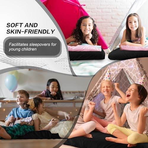 Breling Kids Air Mattress Fitted Sheets 2 Pcs Black