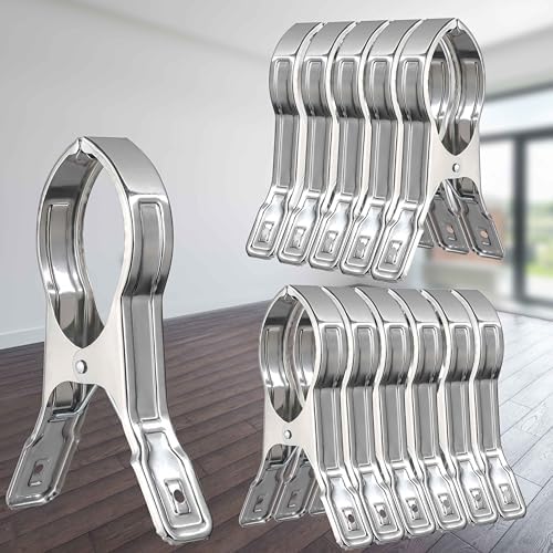 WEBI Pool Cover Clips for Beach Towels and Chairs
