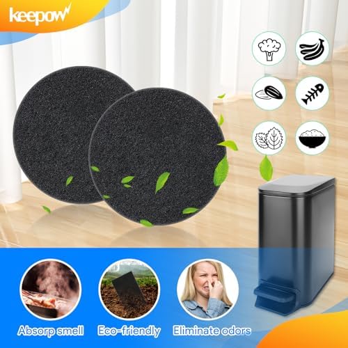 KEEPOW 12 Pack Stick On Deodorizer for Trash Cans