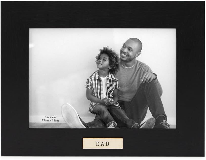 Isaac Jacobs 5x7 Wood Sentiments Dad Picture Frame