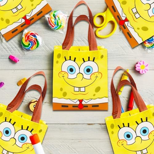 SpongeBob SquarePants Party Favor Bags Set 12 Pack