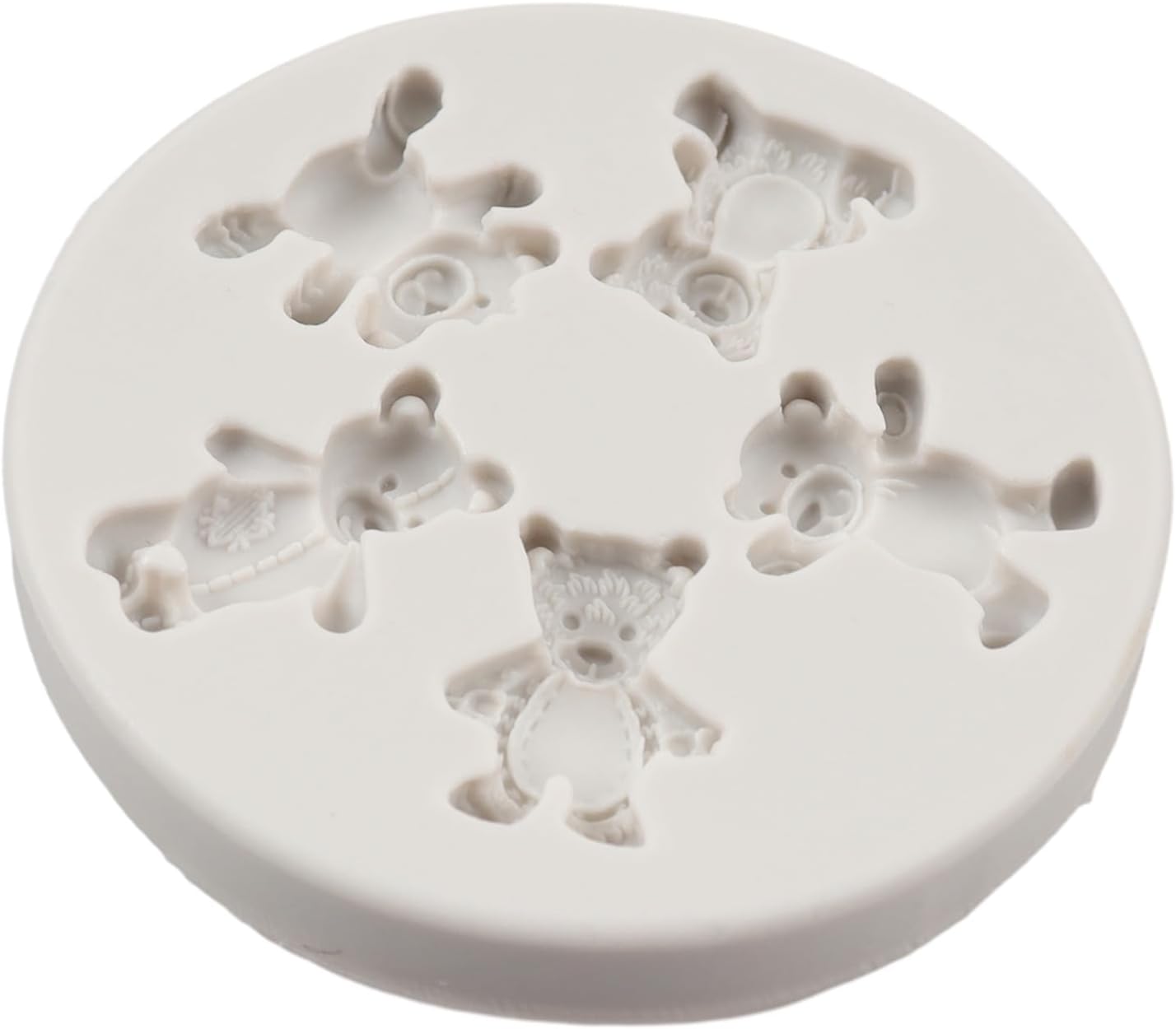 Bear Chocolate Fondant Mold Set of 5