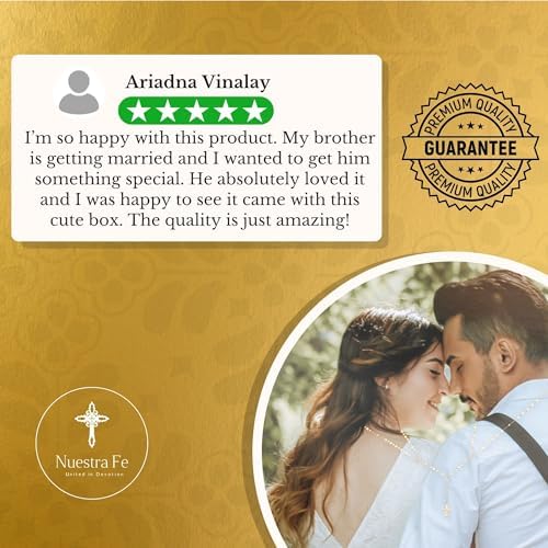 Cuitxi Wedding Lasso with Jesus and Virgen de Guadalupe - Premium Gift Box