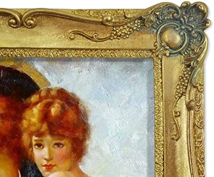 SIMONS SHOP Gold Picture Frame 8x10 Wall or Tabletop Display