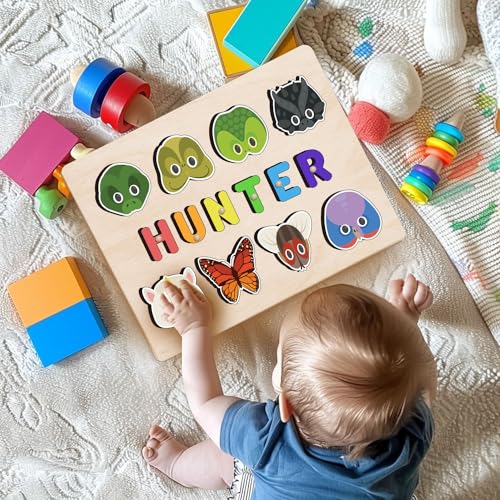 Personalized Wooden Name Puzzle For Toddlers 1