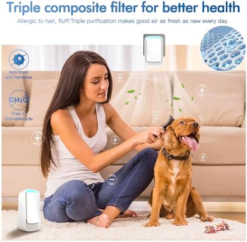 AUKUU Plug In Air Ionizers 4 Pack Negative Ion Purifier