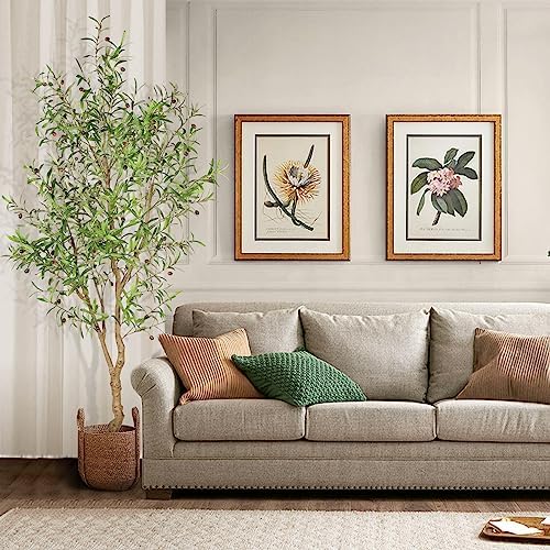 7ft Faux Olive Tree for Home Office Decor