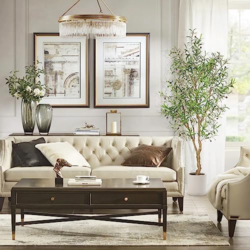 7ft Faux Olive Tree for Home Office Decor