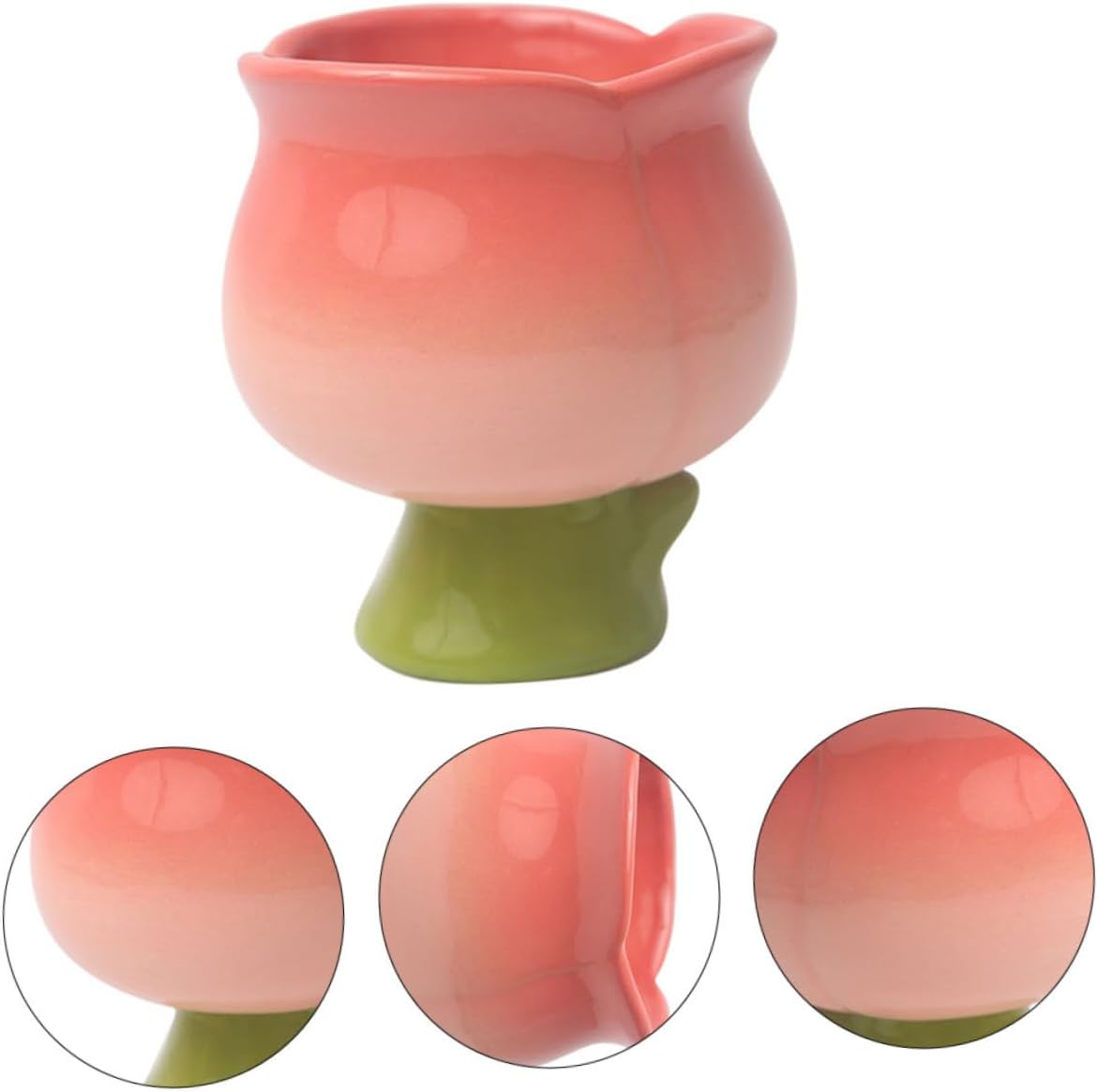 Ceramic Dessert Cup with Footed Design