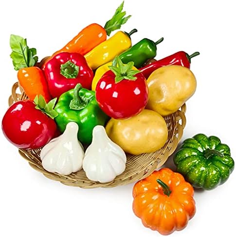 Lorigun 16 Piece Artificial Vegetable Decor Set