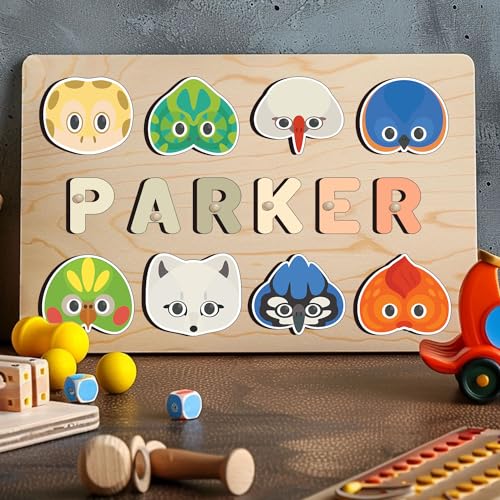 Personalized Wooden Name Puzzle for Toddlers