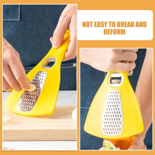 Luxshiny 2pcs 3 in 1 Can Opener Jar Opener Cheese Grater