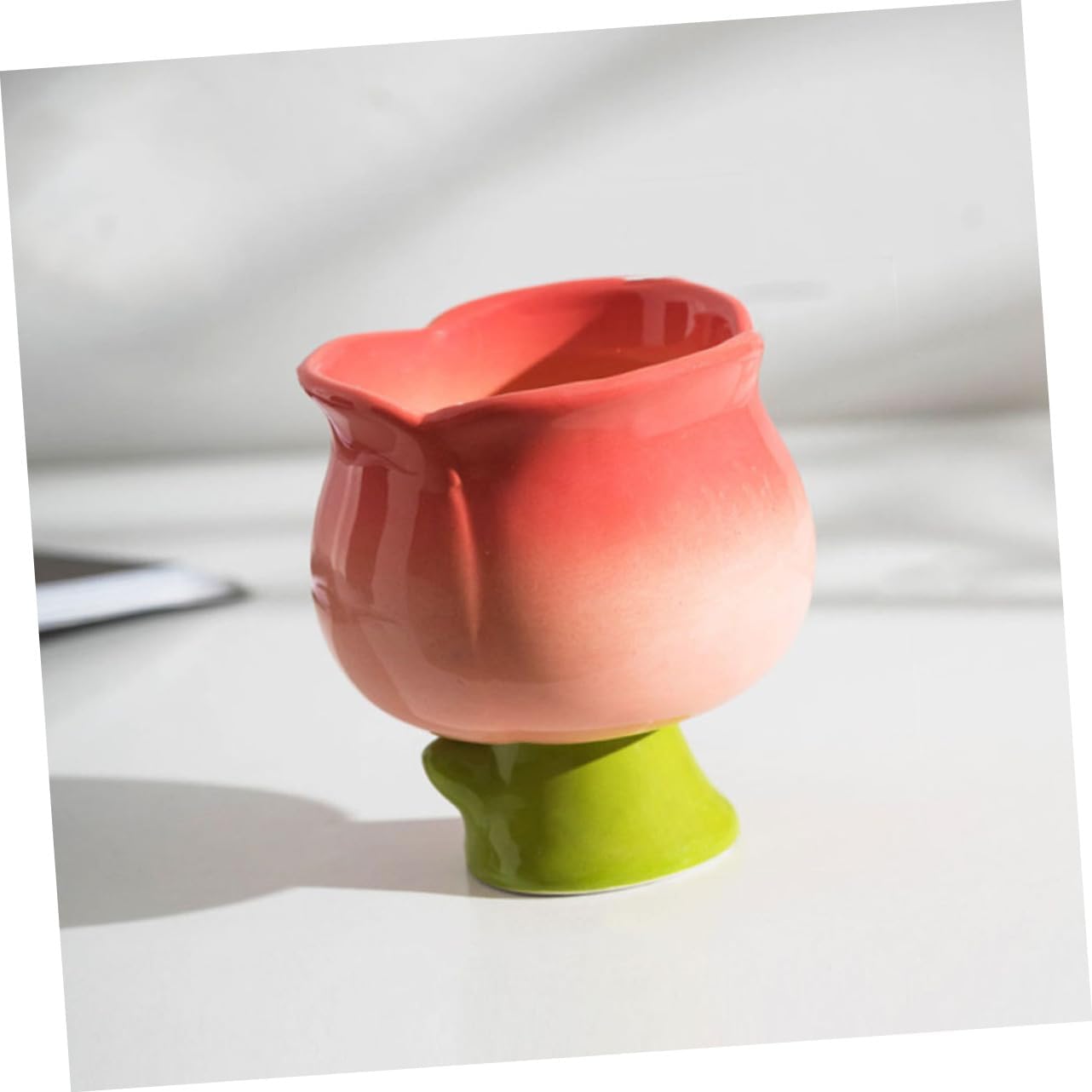 Ceramic Dessert Cup with Footed Design