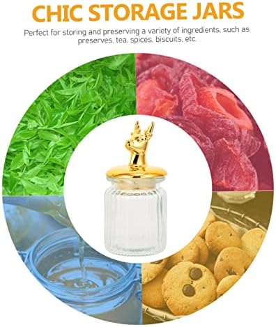 2pcs European Style Animal Glass Storage Jars for Wedding Favors
