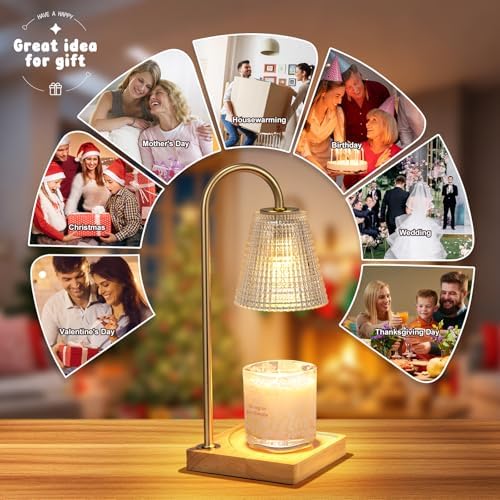 Hong-in Candle Warmer Lamp with Timer Dimmer
