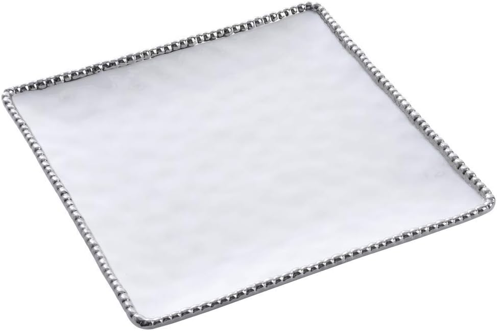 Pampa Bay Salerno 10-12 Inch Square Porcelain Dinner Plate