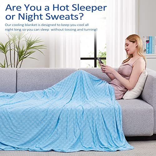 Topcee Cooling Blanket for Hot Sleepers 50x70