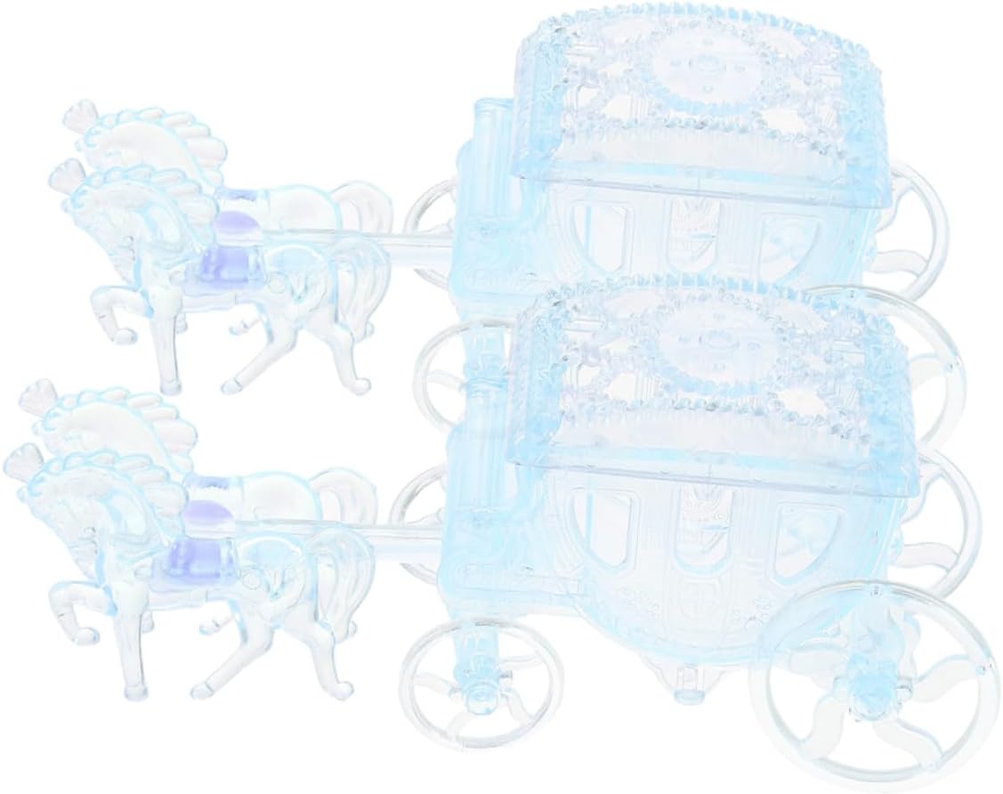 PRETYZOOM Carriage Shaped Candy Holders for Weddings and Parties