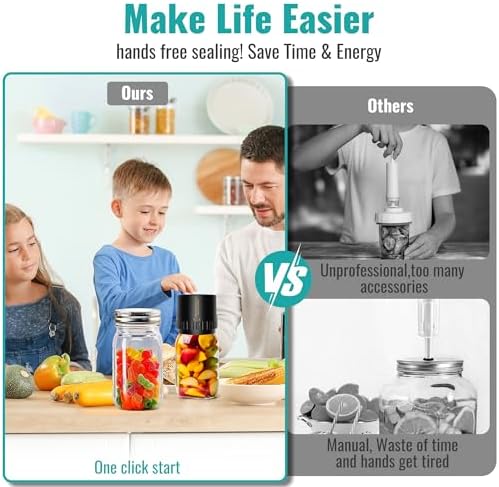 Kailfee M13 Electric Vacuum Sealer for Mason Jars