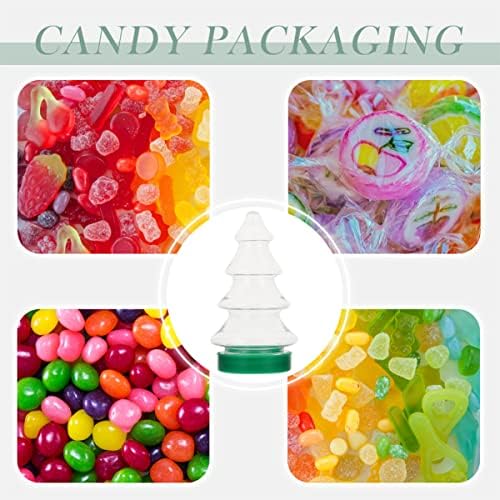 6Pcs Christmas Tree Candy Bottles for Holiday Treats