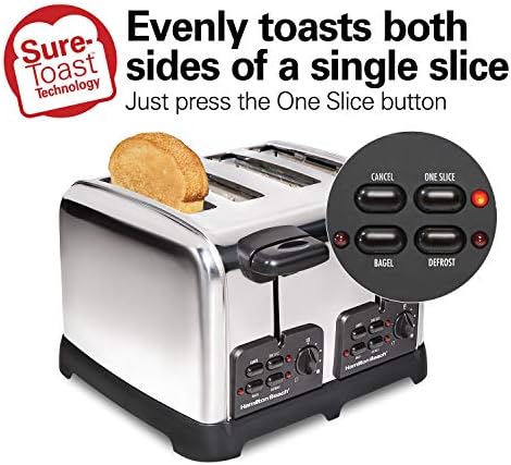Hamilton Beach 24782 Retro Toaster with Bagel Function