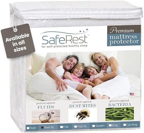 SafeRest Waterproof Twin XL Mattress Protector