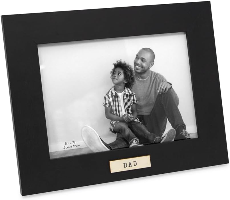 Isaac Jacobs 5x7 Wood Sentiments Dad Picture Frame