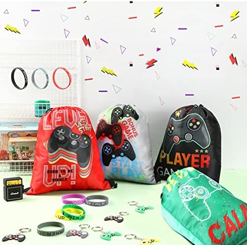 Hungdao 48 Pcs Gamer Party Favors Set