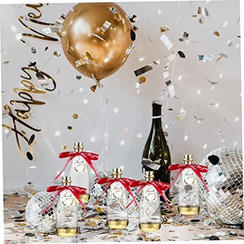 PRETYZOOM 6pc Bottle Shaped Candy Containers for Wedding and Party