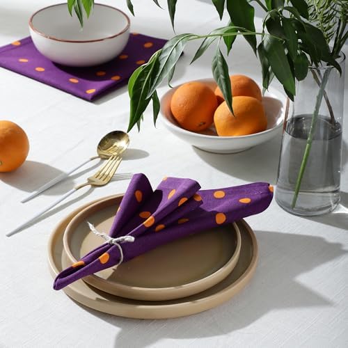 VOVEN Glamour Polka Dot Napkins Set of 6