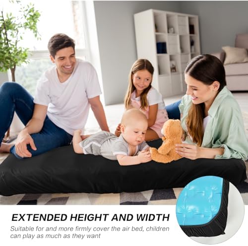 Breling Kids Air Mattress Fitted Sheets 2 Pcs Black