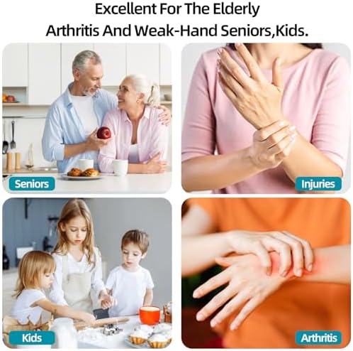 Stainless Steel Jar Opener for Seniors with Arthritis