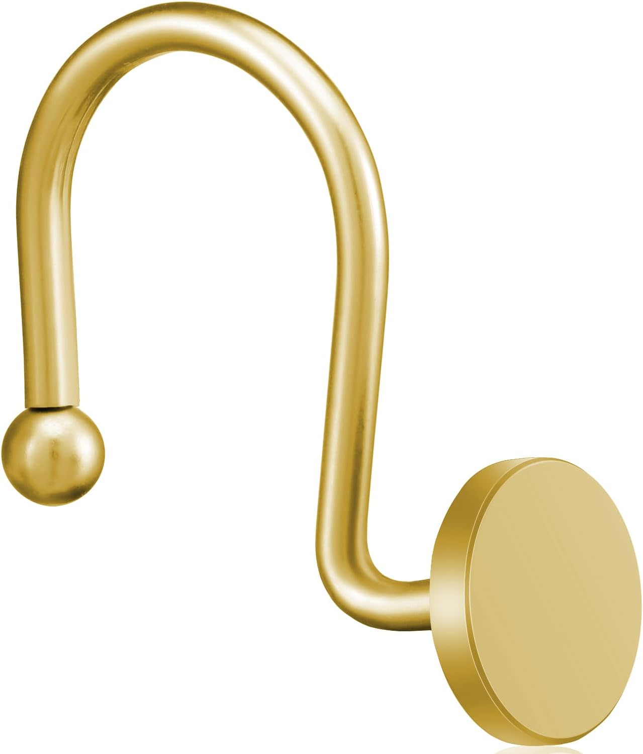 CHICTIE Gold Shower Curtain Hooks Set of 12
