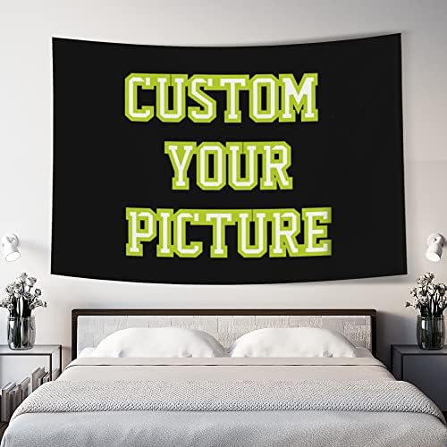 JINJUREN Custom Tapestry Personalized Wall Decor