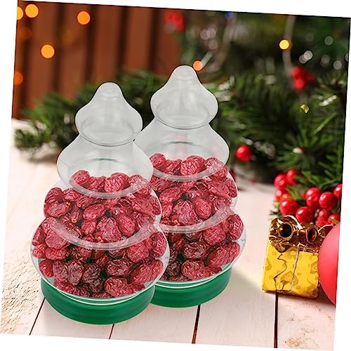 Jojofuny 6Pcs Christmas Candy Jar for Parties and Gifts