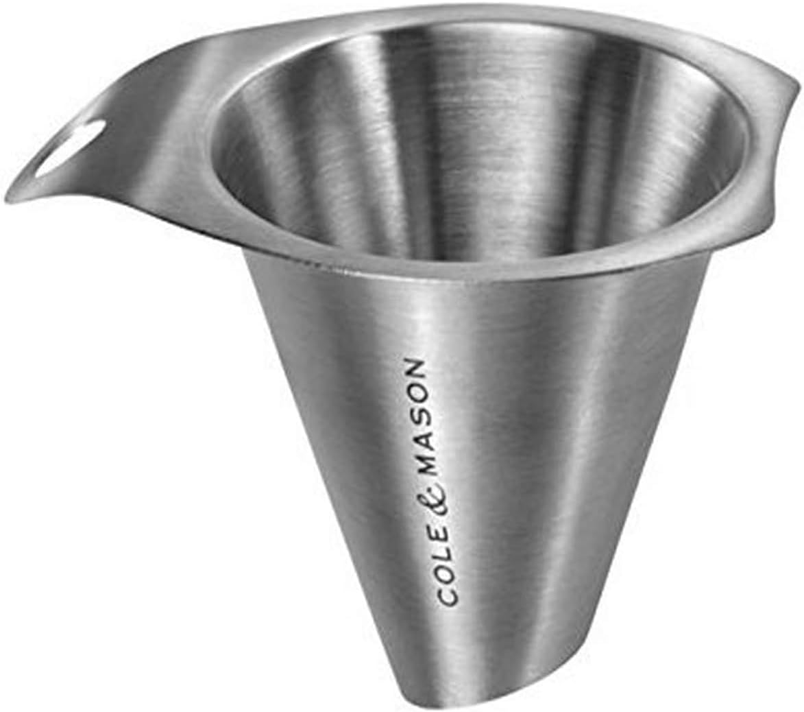 Cole Mason Salt and Pepper Funnel Stainless Steel