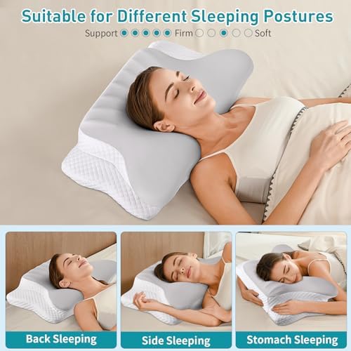 Ylekto Cervical Neck Pillow for Pain Relief
