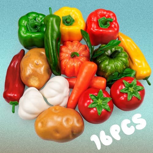 Lorigun 16 Piece Artificial Vegetable Decor Set